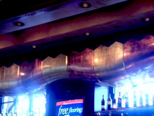 Cheesecake Factory interior soffit